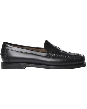 Sebago Leder-Loafer - Schwarz
