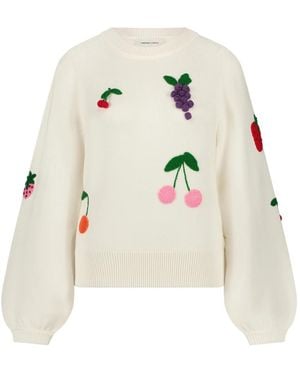 FABIENNE CHAPOT Round-Neck Knitwear - Bianco
