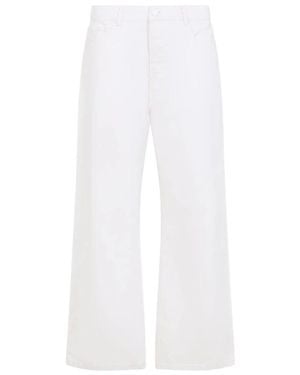 Ami Paris Wide Jeans - Blanco