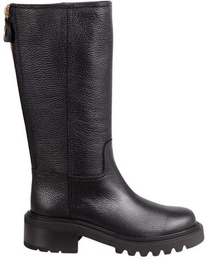 Via Roma 15 High Boots - Black