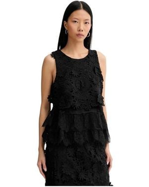 Munthe Sleeveless Tops - Negro