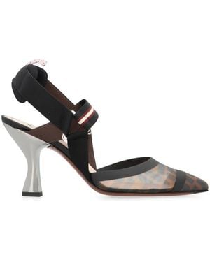 Fendi Colibrì Slingback - Zwart