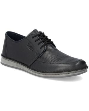 Rieker Laced Shoes - Black