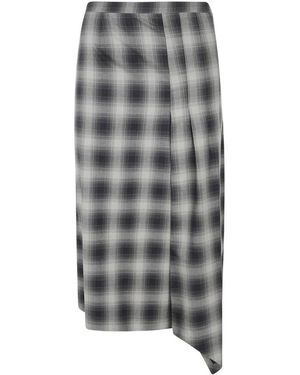 Meta Campania Collective Clara Asymmetric Skirt - Grau