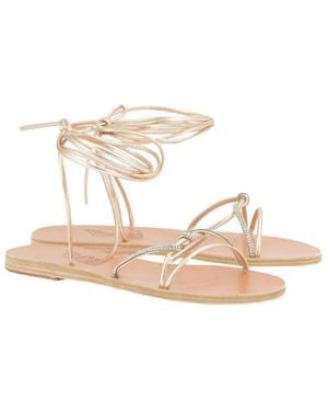 Ancient Greek Sandals Flat Sandals - White