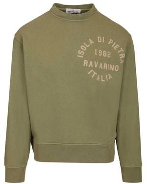 Stone Island Sweatshirts - Green