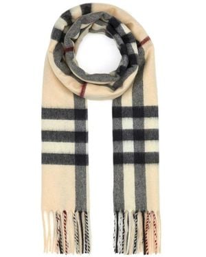 Burberry Winter Scarves - Natural