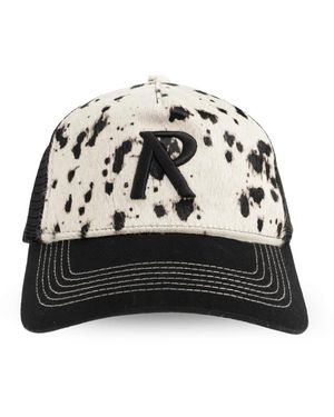 Represent Cow Hide Print Cap - Schwarz