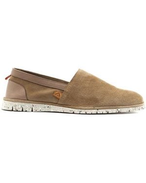 Ambitious Amber Perforated Suede Slip-On - Natur