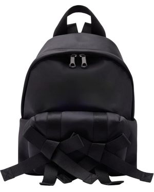 Simone Rocha Beaded Utility Bow Rucksack - Schwarz