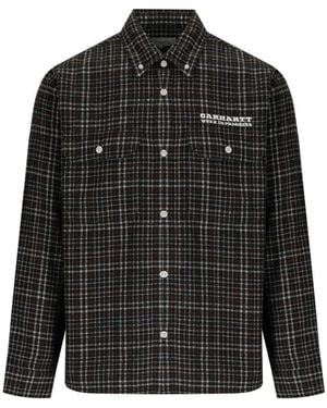 Carhartt Millett Karo Hemd - Schwarz
