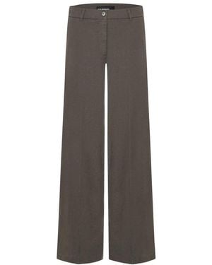 Cambio Wide Trousers - Brown