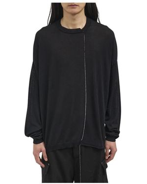 Isabel Benenato Round-Neck Knitwear - Noir