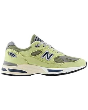 New Balance 991V2 Sneakers - Grün