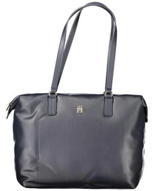 Tommy Hilfiger Tassen ,Blauw ,Tote Bag - Zwart