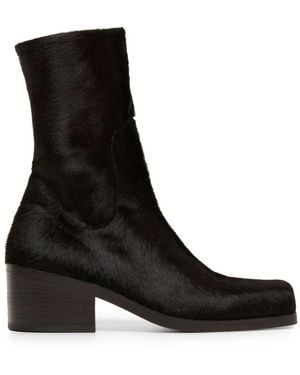 Marsèll Schoenen ,Bruin ,Leer Cassello Enkellaarsjes - Zwart