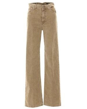 Dondup Wide Trousers - Neutro