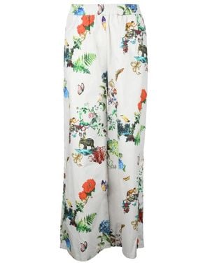 Snobby Sheep Wide Trousers - Green