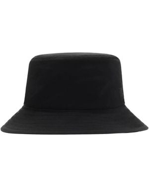 Burberry Kappe Mit Equestrian Knight Design - Schwarz