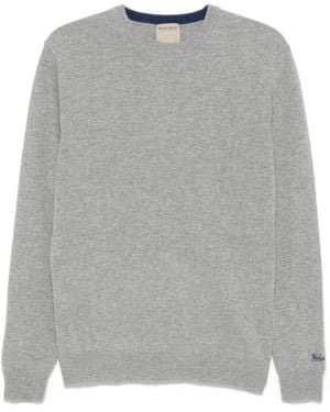 Woolrich Round-Neck Knitwear - Gray