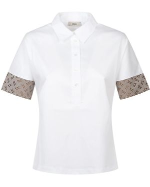 Herno Polo Shirts - White