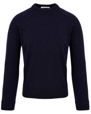 FILIPPO DE LAURENTIIS Round-Neck Knitwear - Blue