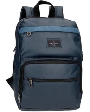 Pepe Jeans Court dokumentenhalter rucksack - Blau