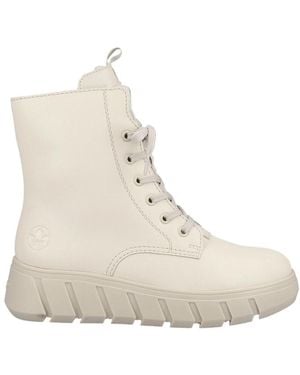 Rieker Lace-Up Boots - Natural