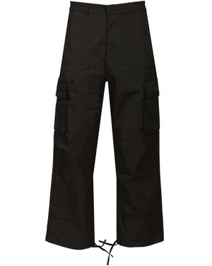 Arte' Straight Trousers - Black