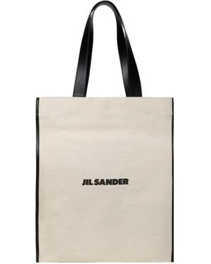 Jil Sander Tote Bags - Neutre