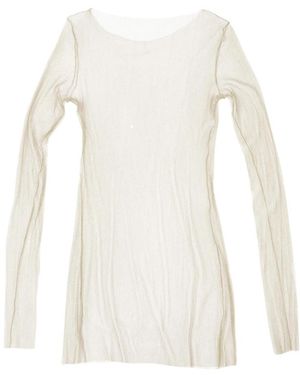 Cortana Tops ,Nylon T De Tul Top - Wit