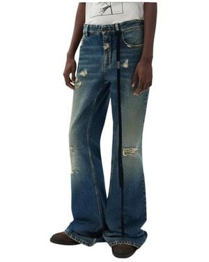 Ann Demeulemeester Wide Jeans - Blu