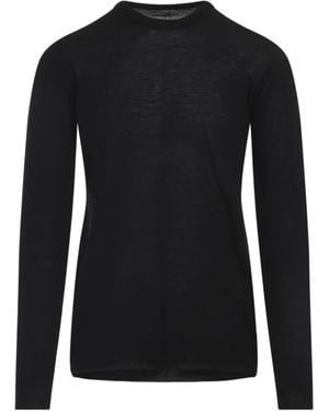 Rick Owens Round-Neck Knitwear - Noir