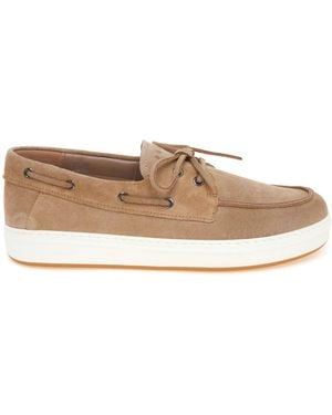 Hogan Boat Shoes - Natural