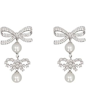 Self-Portrait Earrings - Metallic