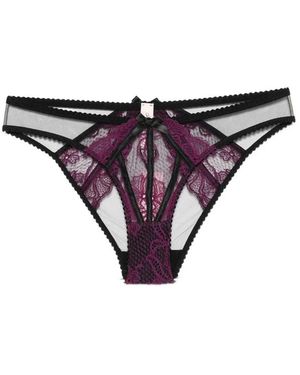 Agent Provocateur Badmode ,Paars ,Katoen Rozlyn Lace Brief
