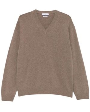 Daniele Fiesoli V-Ausschnitt Pullover - Braun