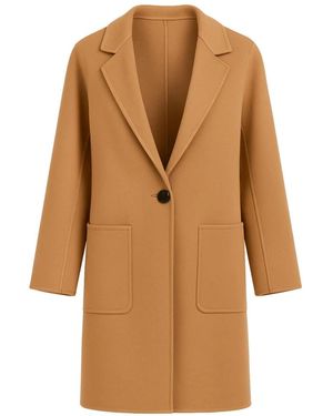 ATELIER LEGORA Single-Breasted Coats - Bruin