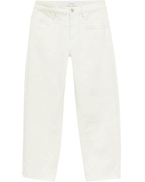 Comma, Wide Leg Jeans - Wit