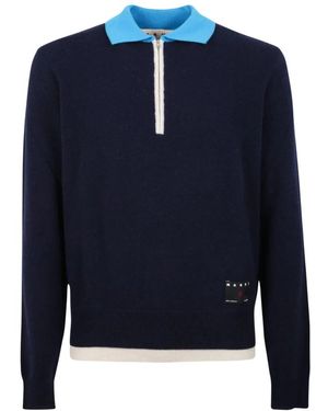 Marni Polo Shirts - Blu