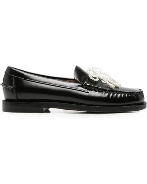 Sebago Schoenen ,Zwart ,Leer Dan Pearls