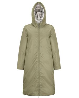 K-Way Jassen ,Groen ,Leer Oller Shiny Twill Fur