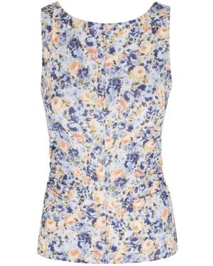 Ulla Johnson Loulou Sl Jersey Top - Blauw