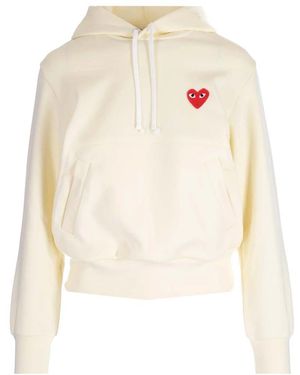 COMME DES GARÇONS PLAY Hoodies - Blanco