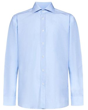 Franzese Collection Formal Shirts - Blue