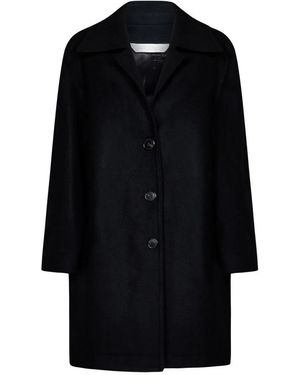 Palm Angels Single-Breasted Coats - Black