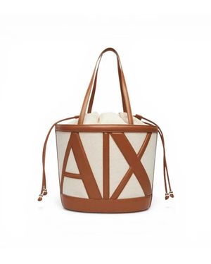 ARMANI EXCHANGE Shoulder Bags - Marron