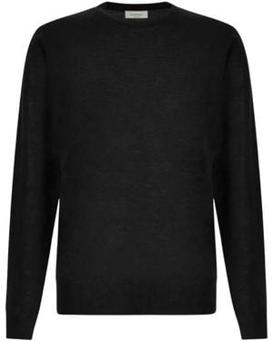 Canali Round-Neck Knitwear - Black