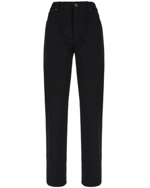 McQueen Straight-Leg Jeans - Zwart