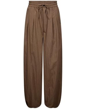 co'couture Wide Trousers - Marrón
